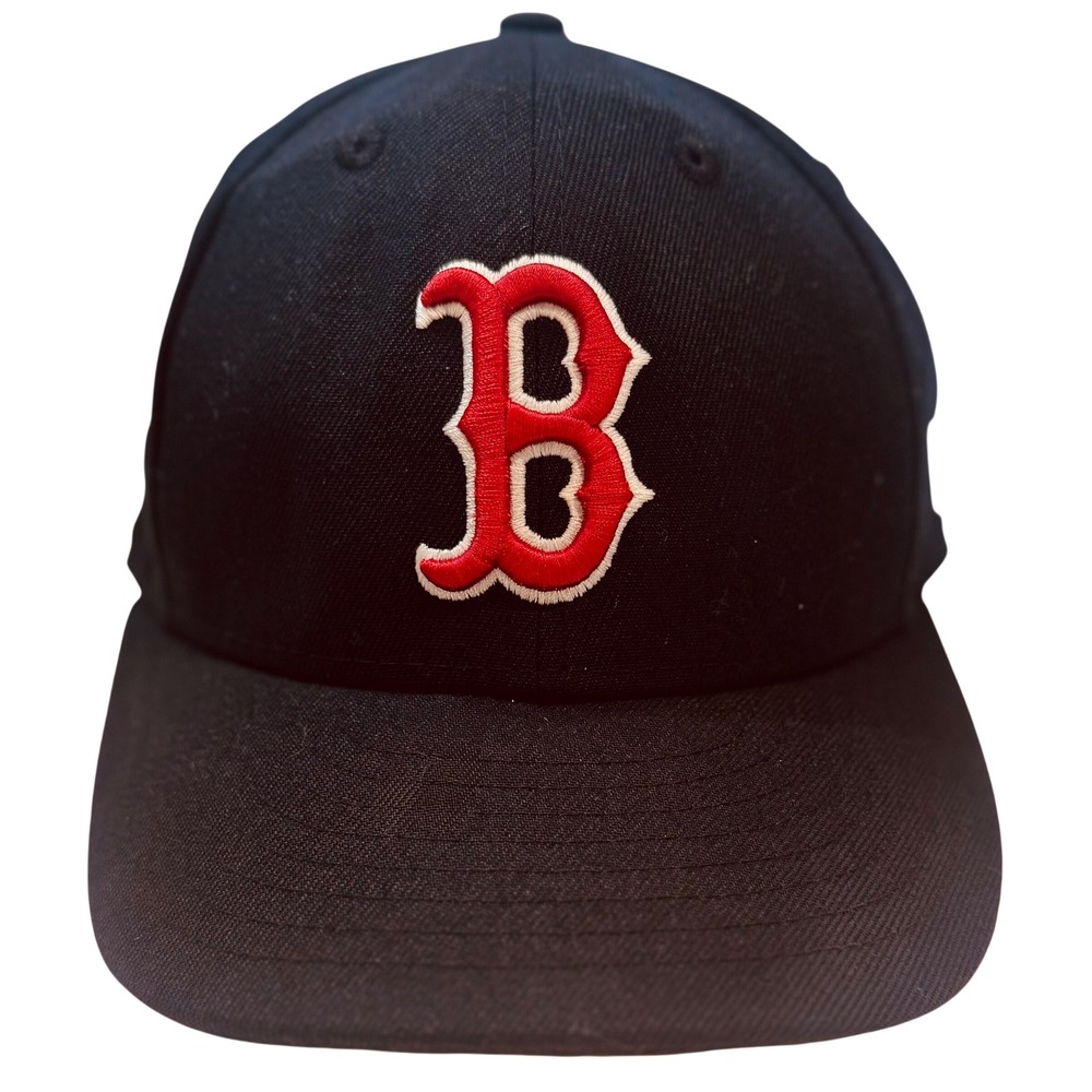 New Era Boston Red Sox MLB Authentic Collection 59FIFTY Fitted Hat Navy 7 1/4